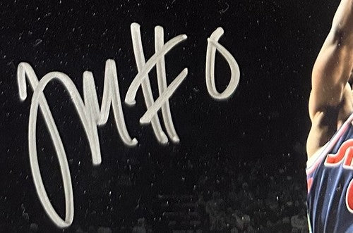 Tyrese Maxey Signed 11x14 Framed Photo Plaque Auto Philadelphia 76ers Fanatics