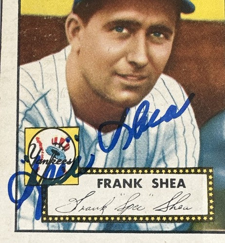 1952 Topps #248 Original Spec Shea New York Yankees Psa 10 Gem Mint Auto