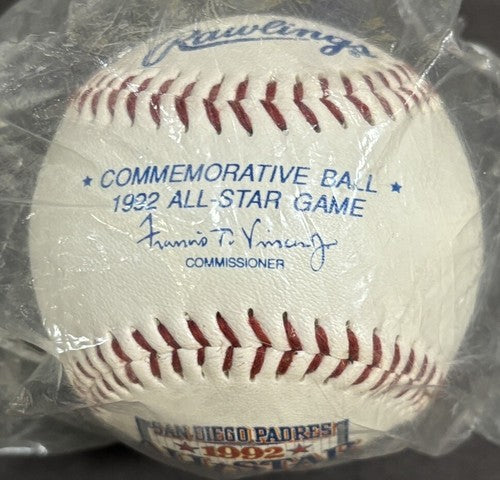 1992 San Diego Padres All Star Game Commemorative Ball Sealed