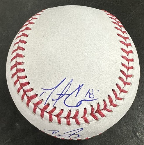 Matt Cain & Buster Posey Signed Perfect Game Battery Baseball Pg Auto MLB Coa