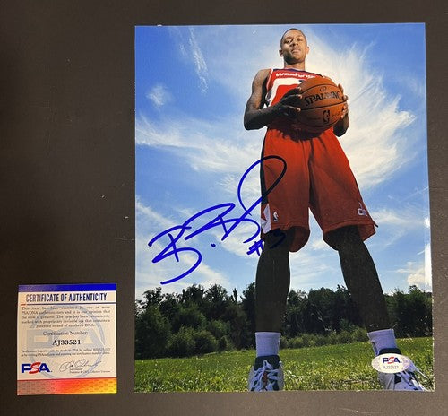Bradley Beal Signed 8x10 Photo Rookie Auto Mint Wizards Suns Autograph PSA Coa