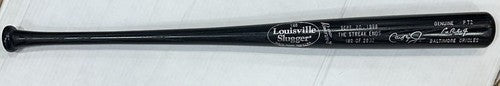 Cal Ripken Jr Signed LS Game Model Bat LE Streak 2632 Autograph Orioles #8 Holo