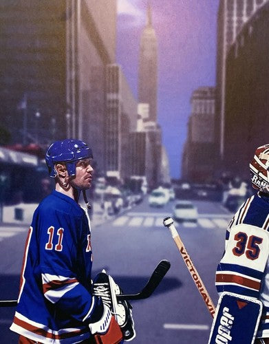 1994 Stanley Cup Rangers 16x20 Photo Litho Mark Messier Richter Leetch Graves