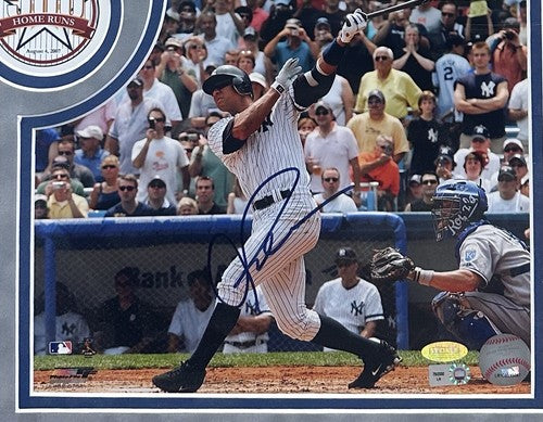 Alex Rodriguez Yankees Signed Framed 8x10 Photo 500 HR Auto Steiner MLB COA