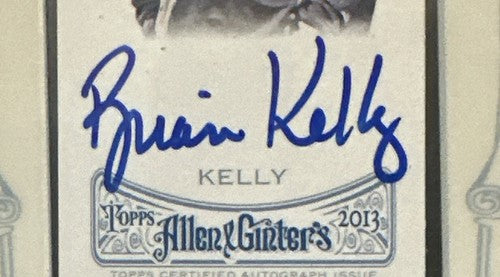 2013 Topps Allen & Ginter Brian Kelly Notre Dame Coach Mini Gem Mint Auto AGA BK