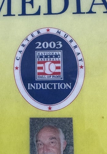 2003 Baseball Hall Of Fame Induction Media Press Pass Ticket HOF Gary Carter