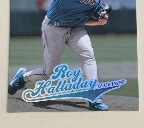 2004 Fleer Ultra Platinum Medallion #82 Roy Halladay Blue Jays /66 Mint HOF