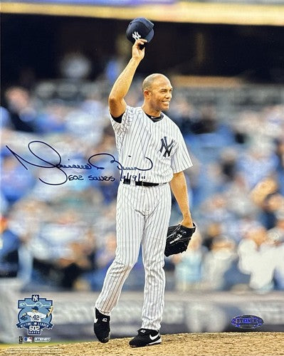 Mariano Rivera Yankees Signed 8x10 Framed Photo 602 Saves 9/19/11 Auto Steiner