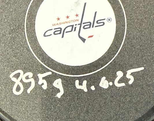 Alexander Ovechkin Signed Capitals #895 Record Dated Goal Puck Auto Fanatics Coa