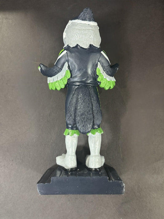 Seattle Seahawks Mascot Statue 12" NFL Football Figurine NIB New In Stock