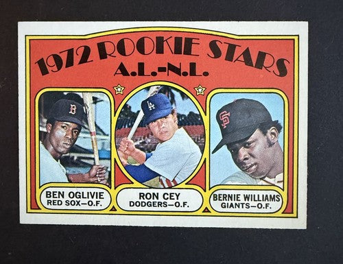 1972 TOPPS #761 ROOKIE STARS BEN OGLIVIE, RON CEY CARD NM MINT+ Beauty