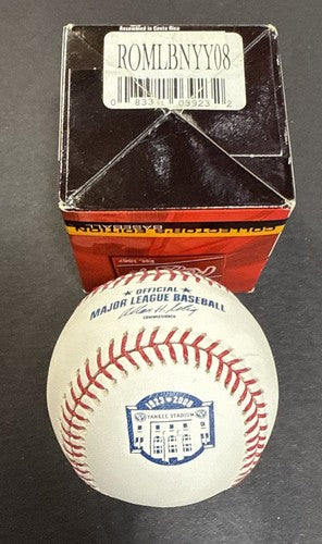 2008 Final Season YANKEE STADIUM Logo Official Rawlings MLB Baseball New In Box