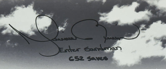 Mariano Rivera Signed 16x20 Framed Photo Enter Sandman 652 Saves Auto Steiner