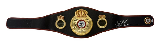 Mike Tyson Signed Replica World Boxing Association Title Belt Auto JSA COA