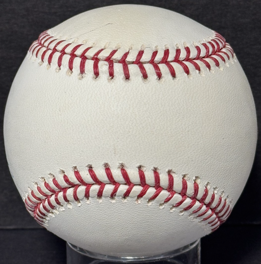 Jorge Posada Signed 2009 Inaugural Logo Baseball Auto MLB holo Steiner COA
