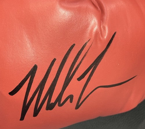 Mike Tyson Signed Everlast Red Right Boxing Glove Auto World Champion BAS COA
