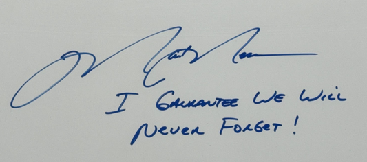 Mark Messier Signed 9/11 Framed Photo Rangers 1/11 I Never Forget Auto Steiner