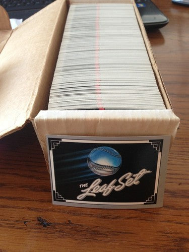 1991 Leaf Baseball Complete Set Mint 1-528 Great Set