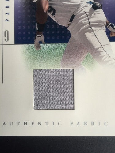 Tony Gwnn Jr 2001 Sp Game Used Jersey Authentic Fabric Card Padres Hof Mint