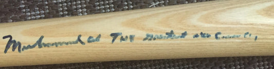 Muhammad Ali signed bat The greatest AKA Cassius Clay autograph JSA COA RARE