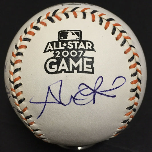 2007 AL All Star Team Signed Official Baseball 13 auto Ichiro Verlander MLB Holo