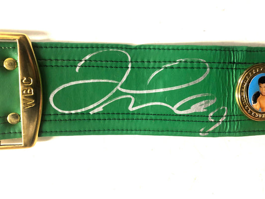 Floyd Mayweather signed Boxing Championship belt autograph BAS Beckett COA