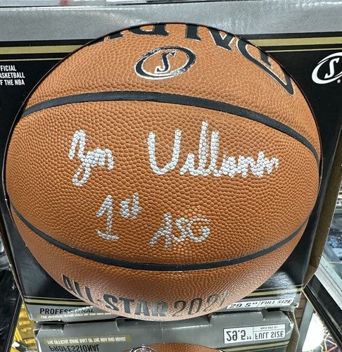 Zion Williamson Signed 1st ASG 2021 Basketball Auto Pelicans Fanatics With Case