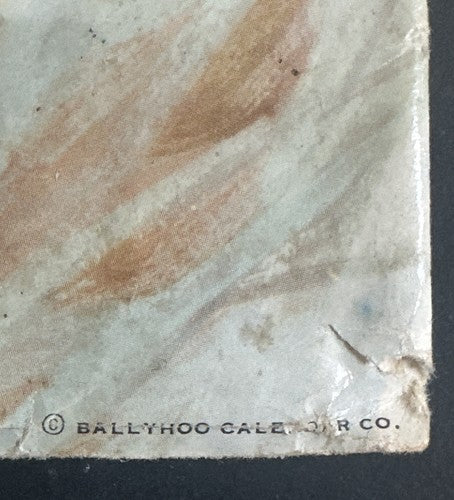 Vintage Ballyhoo Calendar for 1953 Illustrated Pin Up Girls Only The Sleeve
