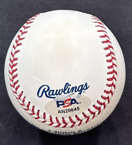 Josh Hamilton Signed Official MLB Baseball Vintage Early Auto Rangers PSA Coa