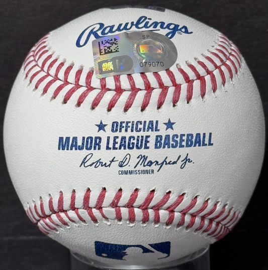 Cam Schlittler Signed Official Baseball MLB Debut Auto Fanatics MLB NY Yankees