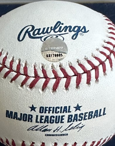 Paul O`neill Signed Mlb Baseball Yankees 5x Ws WARRIOR Stat Auto Steiner Coa /21