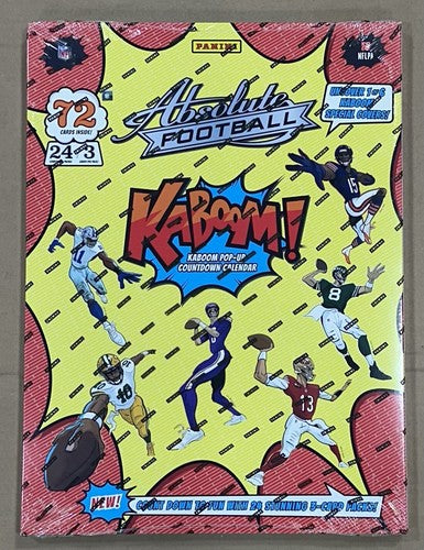 2024 Panini Absolute Football Kaboom! Countdown Calendar Box Factory Sealed RCs