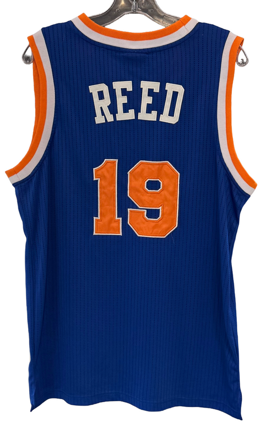 Willis Reed Adidas Hardwood Classics Knicks Basketball Jersey Sz XL Length +2