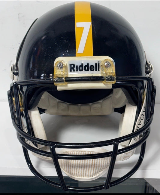 Pittsburgh Steelers FS Riddell Proline Authentic #7 Helmet Ben Roethlisberger