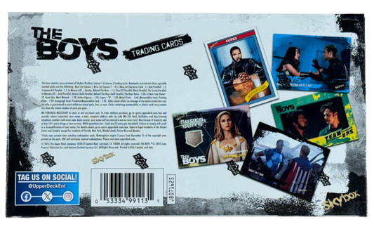 2025 Upper Deck The Boys Season 1 & 2 Hobby Box Sealed Mint