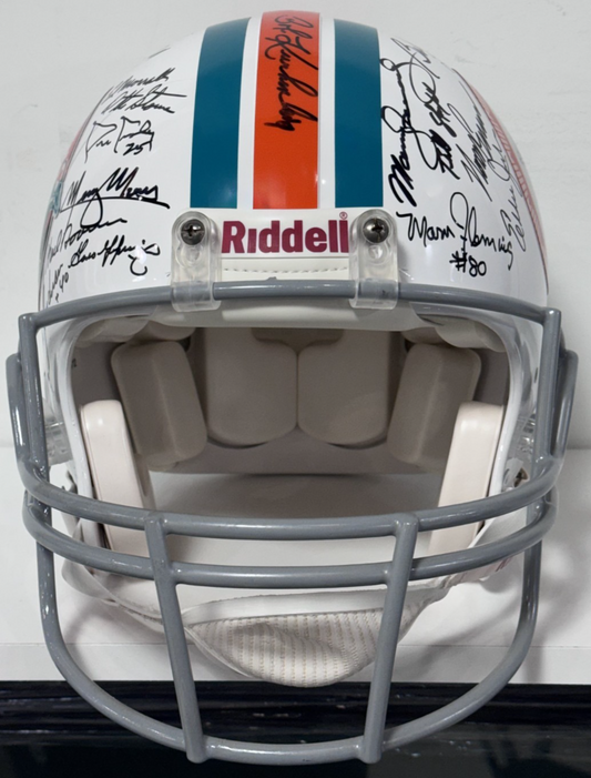 1972 Miami Dolphins Team Signed 40 Auto Proline Auth Helmet LE/272 Fanatics COA