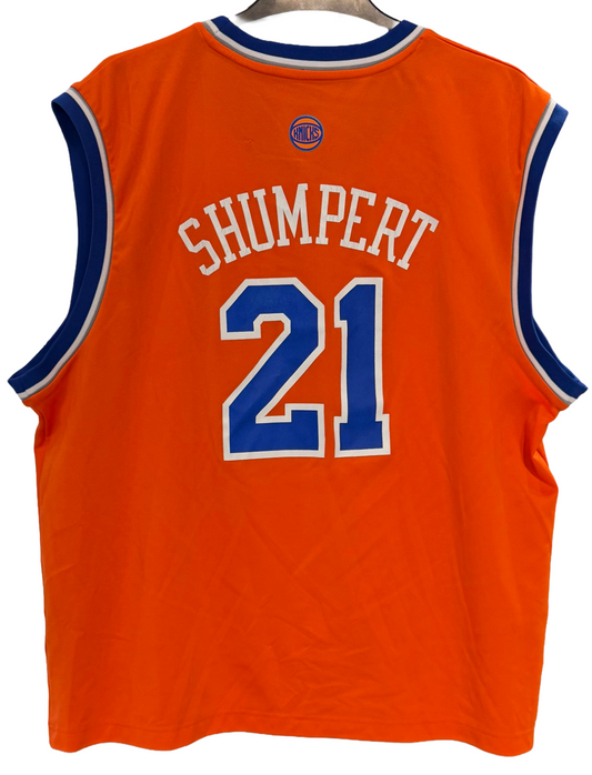 Iman Shumpert #21 Adidas NY Knicks Alternate Orange Basketball Jersey Size XL
