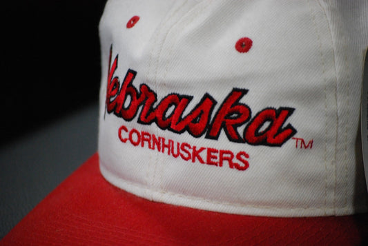Vintage Sports Specialties Nebraska Cornhuskers Snapback Hat New NWT Rare