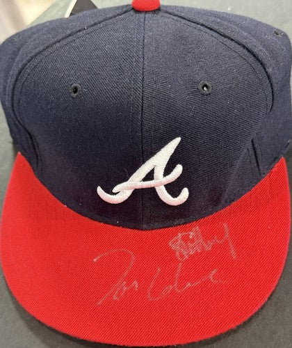 Tom Glavine Hof Steve Avery Signed New Era Pro Game Hat Braves NWT Auto PSA Coa