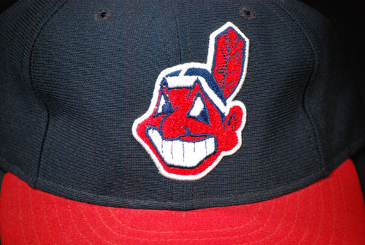 Vintage New Era Cleveland Indians Diamond Collection Pro Model Fitted Hat 7 3/8
