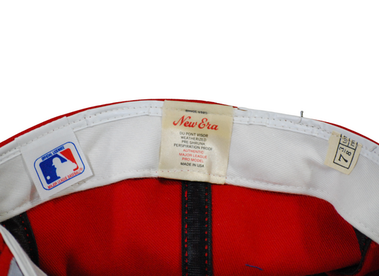 Vintage Cincinnati Reds New Era Fitted Hat Size 7 3/8 Pro Model