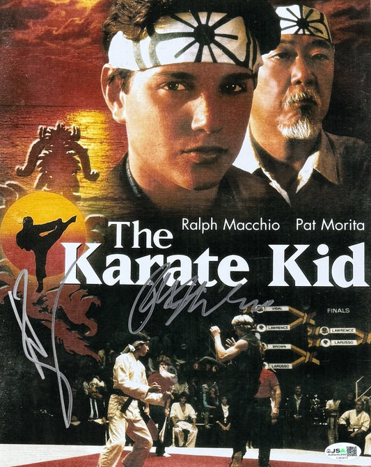 Karate Kid Signed 11x14 Framed Photo Ralph Macchio William Zabka 2 Auto JSA COA