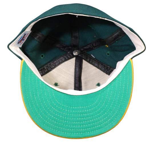 Vintage New Era Oakland A's Diamond Collection Fitted Hat Size 7 1/4