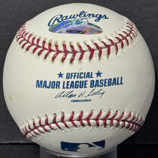 Phil Rizzuto Signed Official MLB Baseball HOF 94 Auto Triple Crown COA Yankees