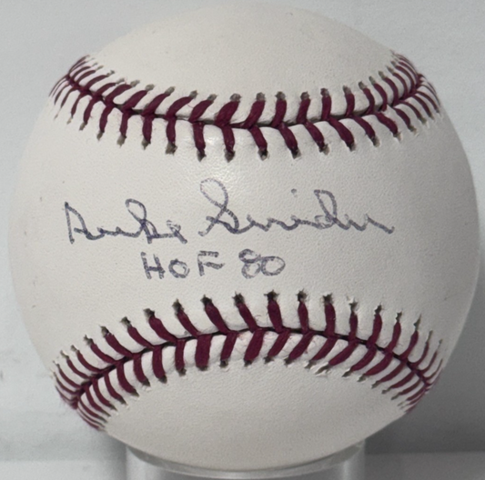 Duke Snider Signed Official Baseball HOF 80 Auto MLB Steiner COA W/ Case Dodgers