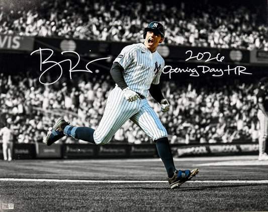Ben Rice Signed 16x20 Photo Framed NY Yankees 2026 Opening Day HR Auto Steiner