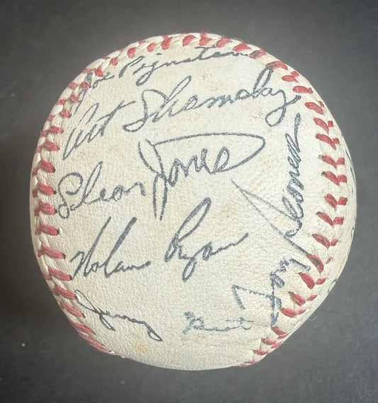 1969 Ny Mets Facsimile Souvenir Team Signed Baseball Ryan Tom Seaver Gil Hodges