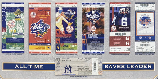 Mariano Rivera Yankees Thats My Ticket Career Collage Canvas 2013 Final Season