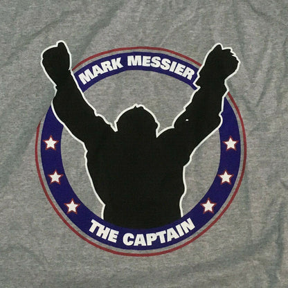 Mark Messier Night The Captain New York Rangers MSG January 12 2006 LS T-Shirt L