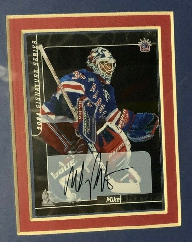 NY Rangers Retired # Signed Card Framed 8 Auto Messier Graves Leetch Richter Coa